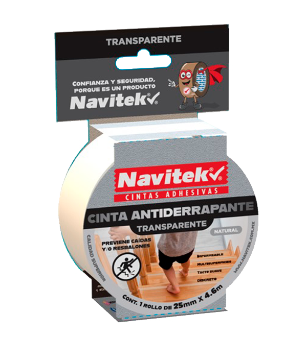 CINTA ANTIDERRAPANTE TRANSPARENTE